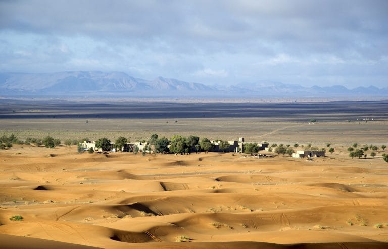 Tour de 2 días desde Marrakech a ZagoraViajar a Marruecos en 2025Embárcate en una aventura inolvidable con este tour de 2 días desde Marrakech a Zagora, donde descubrirás la magia del desierto marroquí. Atravesarás paisajes espectaculares, visitarás antiguas kasbah y pasarás una noche bajo las estrellas en un auténtico campo nómada. Este tour es perfecto para quienes desean una experiencia única e inmersiva, rica en cultura, naturaleza e historia.Detalles del Tour de 2 días desde MarrakechDía 1: Marrakech – Ouarzazate – ZagoraEl tour de 2 días a Zagora parte temprano por la mañana desde el Riad. Cruzaremos la cadena montañosa del Alto Atlas, admirando sus espectaculares paisajes, para luego dirigirnos hacia la famosa Kasbah de Aït Ben Haddou, un sitio patrimonio mundial de la UNESCO, conocido por haber sido escenario de películas como “La Momia” y “Gladiador”. Tras la visita, almorzaremos en Ouarzazate, a menudo llamada “La puerta del desierto”, y continuaremos hacia el Valle del Drâa, atravesando las montañas del Anti Atlas, escenario de la película “Babel”. Al llegar a Zagora, realizaremos una excursión en dromedario hacia el desierto, donde pasaremos la noche en un campo nómada. Se servirá una cena típica seguida de entretenimiento musical y tendremos la oportunidad de admirar las estrellas en el cielo del desierto.Día 2: Zagora – Agdz – Ouarzazate – MarrakechEl amanecer en el desierto es una experiencia mágica, con el sol iluminando el valle de las palmas. Después del desayuno, recorreremos nuevamente el camino del día anterior. Tras el pueblo de Tansikht, tomaremos una carretera de tierra a través del Valle del Drâa, pasando por las Kasbah Glaoui, hasta llegar a Tamnougalt. Aquí podremos visitar la célebre Kasbah, que fue el escenario de la película “El té en el desierto”. Almorzaremos en el lugar y luego regresaremos a Marrakech, pasando nuevamente por Ouarzazate.Incluido en el TourAsistencia (llegada/salida)
Tratamiento de media pensión durante el tour
2 días de tour en 4×4 nuevo y confortable
Combustible para todo el viaje
Una noche en tienda nómada (camp tent)
Una hora y media de tour en camello con guía
Fiesta con tambores y tour en el desierto con camello
Guía de habla italiana
No Incluido en el TourBillete de avión
Almuerzos
Bebidas
Con ZagoraExperience, vivirás una aventura que permanecerá en tu corazón para siempre. Este tour de 2 días te ofrecerá un auténtico sabor del desierto marroquí, combinando exploración, cultura y relax. Desde el amanecer impresionante en el desierto hasta la rica historia de las kasbah, cada momento será un recuerdo precioso. ¡Estamos ansiosos por darte la bienvenida y hacer que tu viaje sea inolvidable!