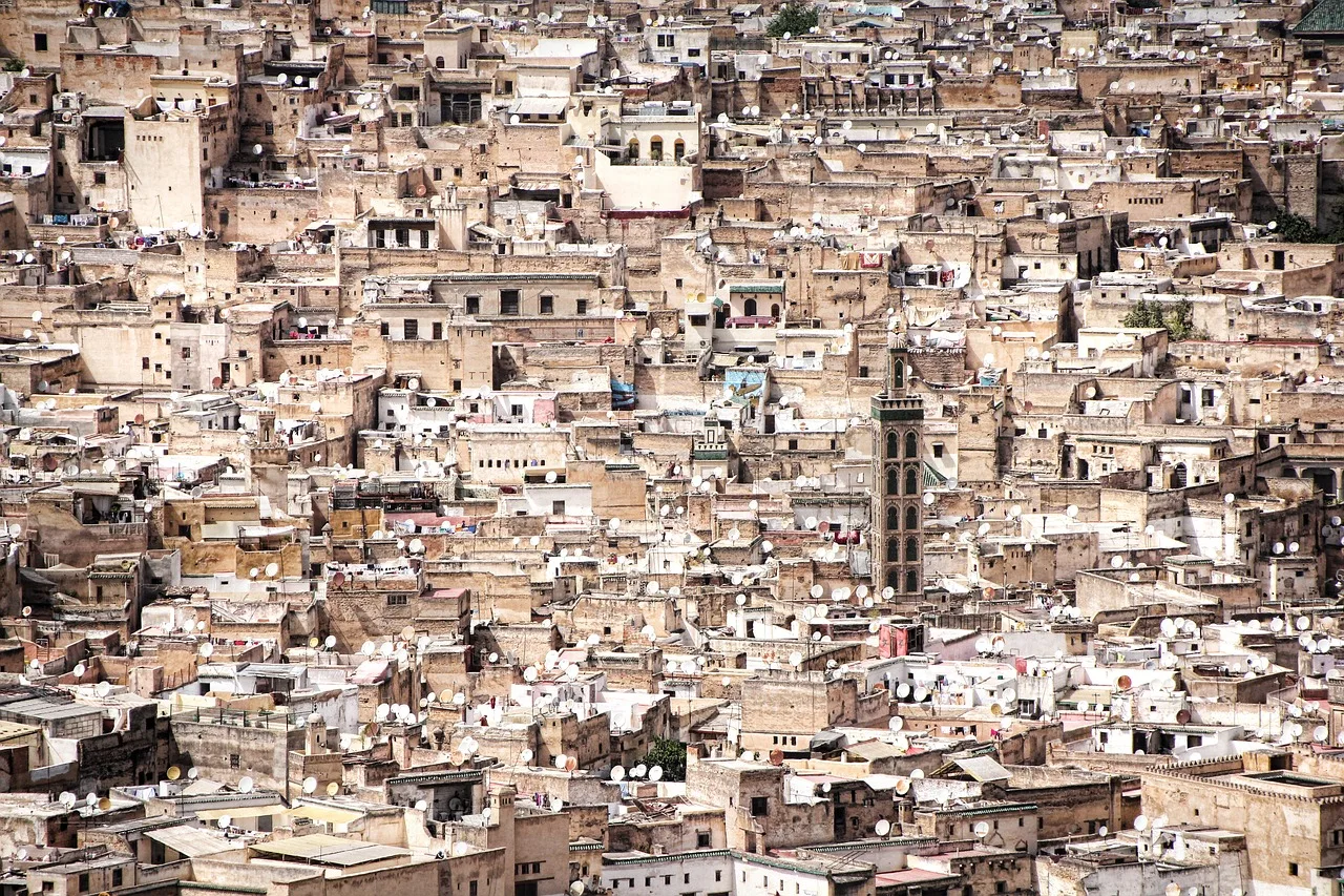 Tour da Marrakech via Fes 3 giorni 2 notti - Panorama medina di Fes - Viaggio Organizzato in Marocco