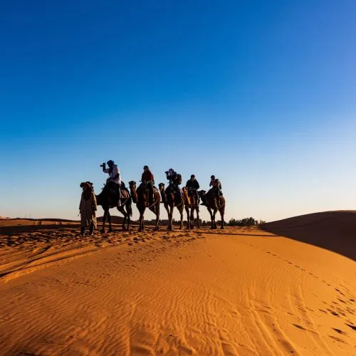 Excursion from Marrakech to Erg Chebbi Desert - Zagora Experience desert camp group best 5 days tour from Marrakech